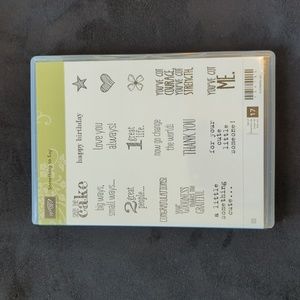 Something to Say clear mount stamp set